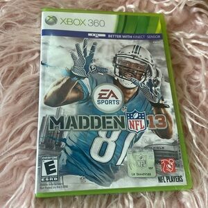 XBOX 360 EA SPORTS MADDEN NFL 13 better w/ Kinect Sensor